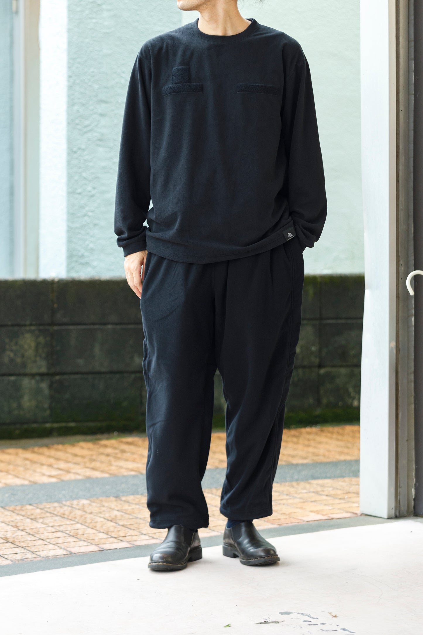 MOUT RECON TAILOR / MT1808 MOUT LIGHT THERMAL CREW NECK - Black