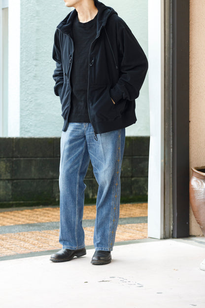 MOUT RECON TAILOR / MT1803 MOUT WIND PRO FULL ZIP FIELD HOODIE - Black