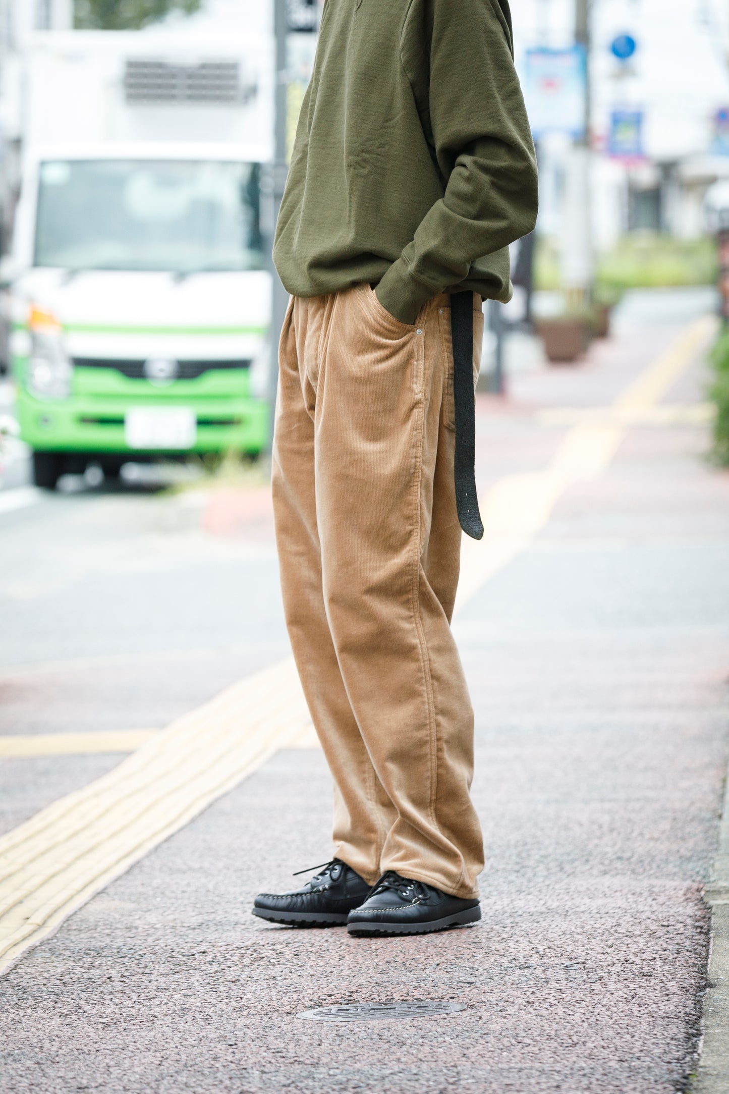 Willow Pants P-035_Beige Corduroy