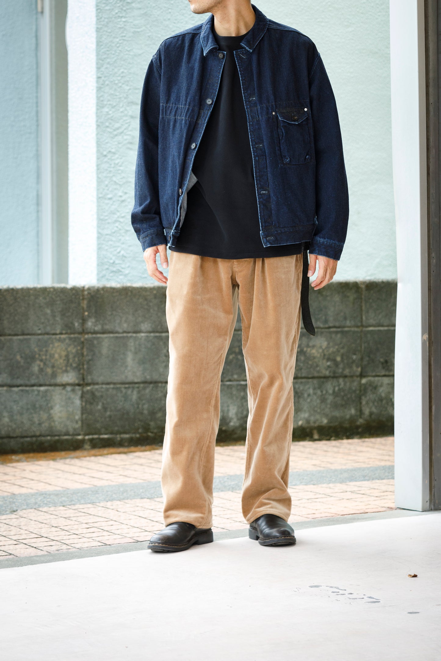 Willow Pants P-035_Beige Corduroy