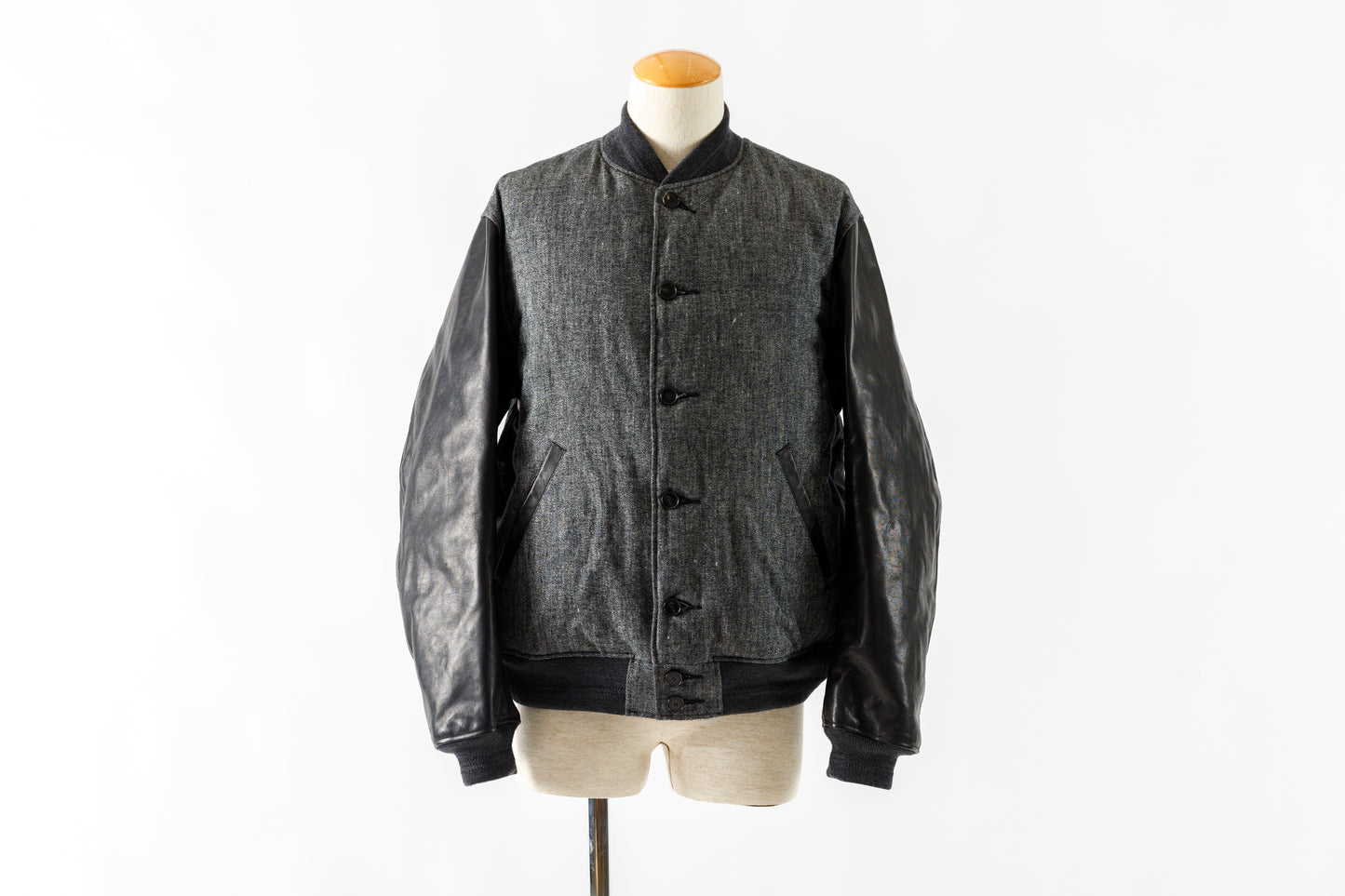 NULABEL / 522-208 DOWN AWARD JACKET - Black