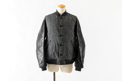 NULABEL / 522-208 DOWN AWARD JACKET - Black