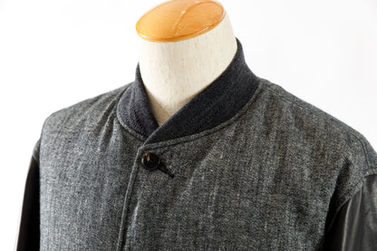 NULABEL / 522-208 DOWN AWARD JACKET - Black