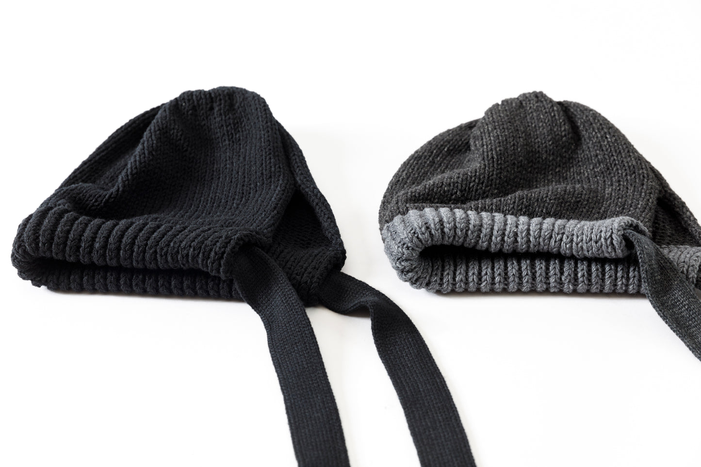 THE FACTORY MADE / BULKY KNIT BONNET - BLACK,CHACOAL GRAY【FM977】