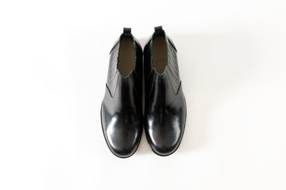 PETROSOLAUM / 81106-PO03 Side gore / Cordvan butt - Green / Black