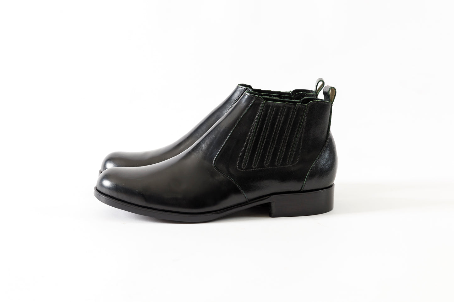 PETROSOLAUM / 81106-PO03 Side gore / Cordvan butt - Green / Black