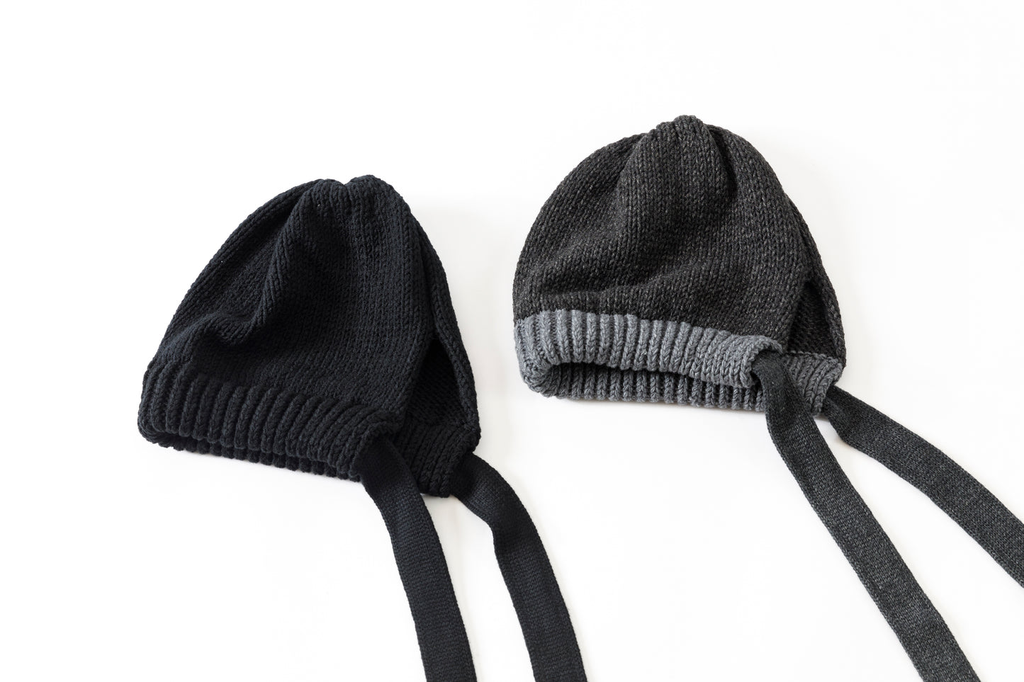 THE FACTORY MADE / BULKY KNIT BONNET - BLACK,CHACOAL GRAY【FM977】