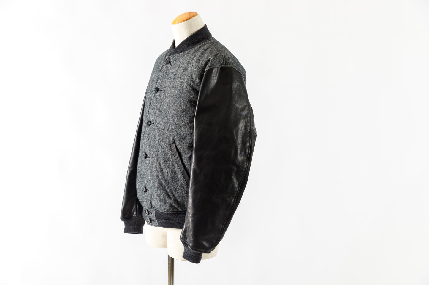 NULABEL / 522-208 DOWN AWARD JACKET - Black