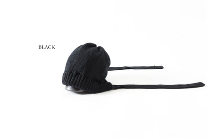 THE FACTORY MADE / BULKY KNIT BONNET - BLACK,CHACOAL GRAY【FM977】