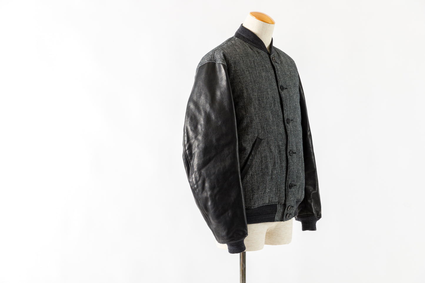 NULABEL / 522-208 DOWN AWARD JACKET - Black