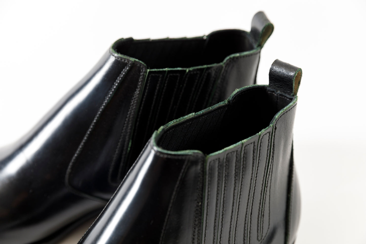 PETROSOLAUM / 81106-PO03 Side gore / Cordvan butt - Green / Black