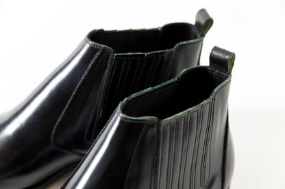 PETROSOLAUM / 81106-PO03 Side gore / Cordvan butt - Green / Black