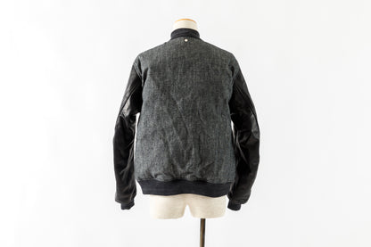 NULABEL / 522-208 DOWN AWARD JACKET - Black