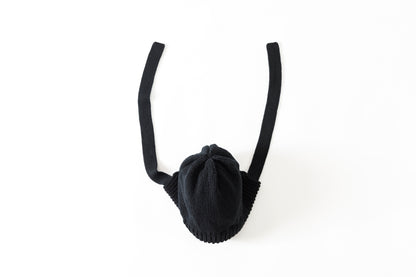 THE FACTORY MADE / BULKY KNIT BONNET - BLACK,CHACOAL GRAY【FM977】