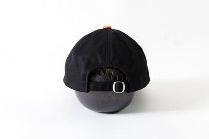 THE FACTORY MADE / LEATHER BICOLOR CAP - BLACK【FM934】