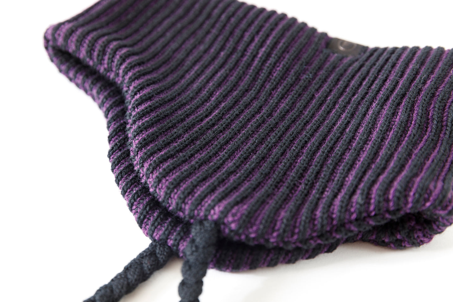 THE FACTORY MADE / EARFLAP KNIT HAIR BAND - BLACK,CHACOAL GRAY【FM966】