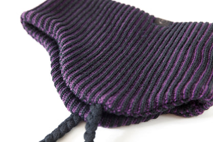 THE FACTORY MADE / EARFLAP KNIT HAIR BAND - BLACK,CHACOAL GRAY【FM966】