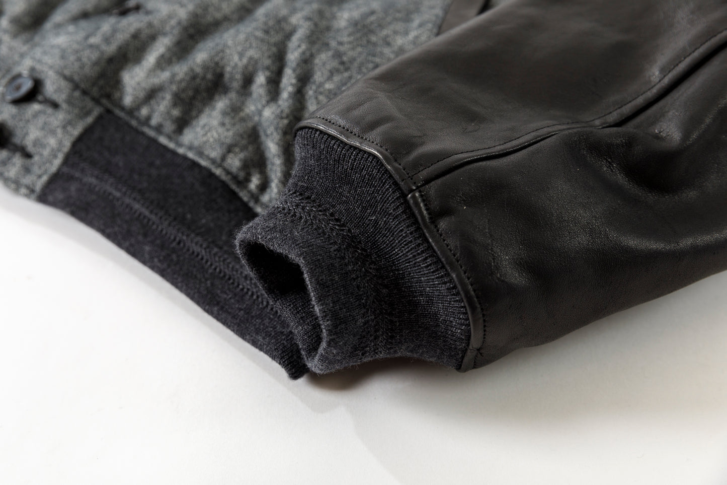 NULABEL / 522-208 DOWN AWARD JACKET - Black