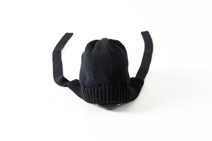 THE FACTORY MADE / BULKY KNIT BONNET - BLACK,CHACOAL GRAY【FM977】