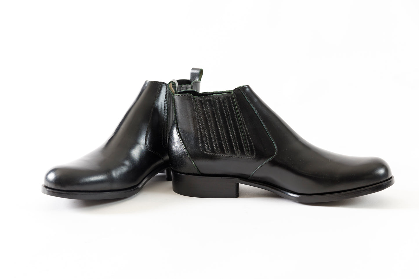 PETROSOLAUM / 81106-PO03 Side gore / Cordvan butt - Green / Black