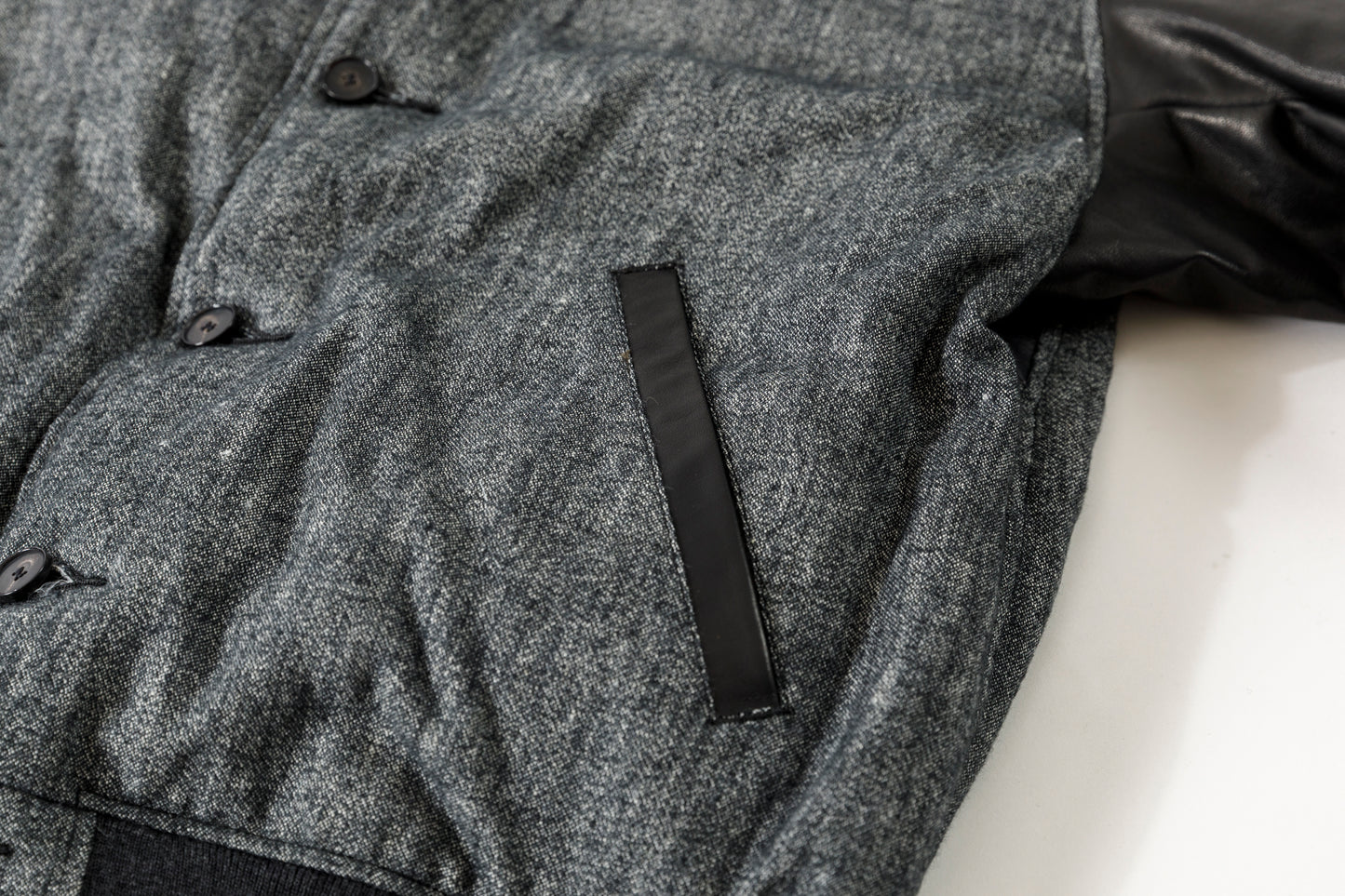 NULABEL / 522-208 DOWN AWARD JACKET - Black