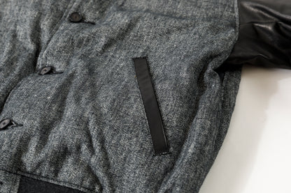 NULABEL / 522-208 DOWN AWARD JACKET - Black