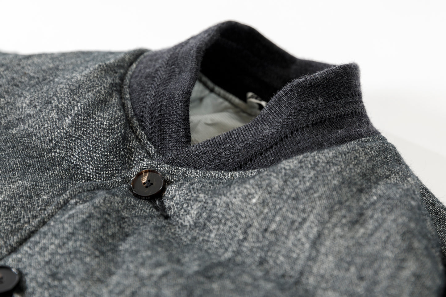 NULABEL / 522-208 DOWN AWARD JACKET - Black