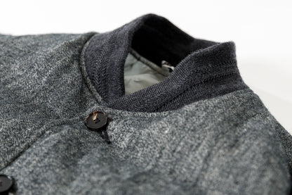 NULABEL / 522-208 DOWN AWARD JACKET - Black