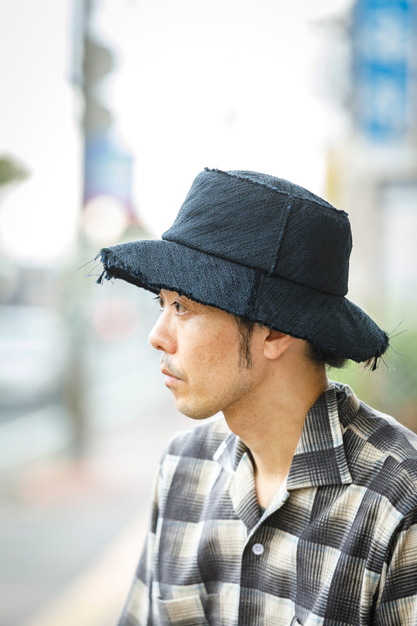 THE FACTORY MADE / SLAB JACUARD HAT - BLACK【FM960】