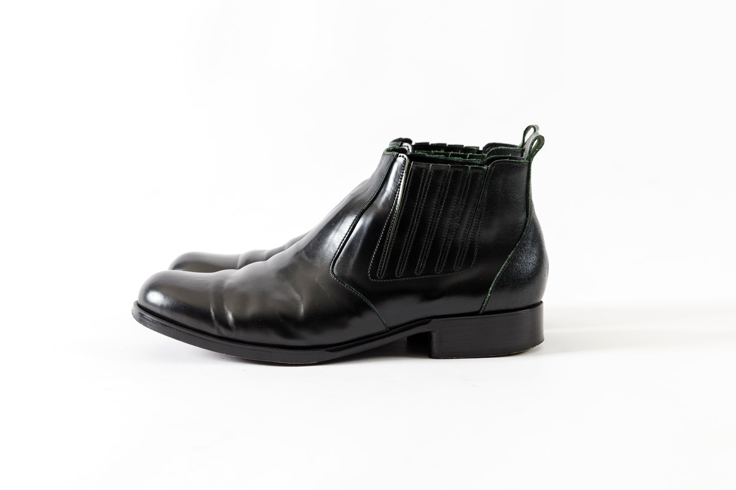 PETROSOLAUM / 81106-PO03 Side gore / Cordvan butt - Green / Black