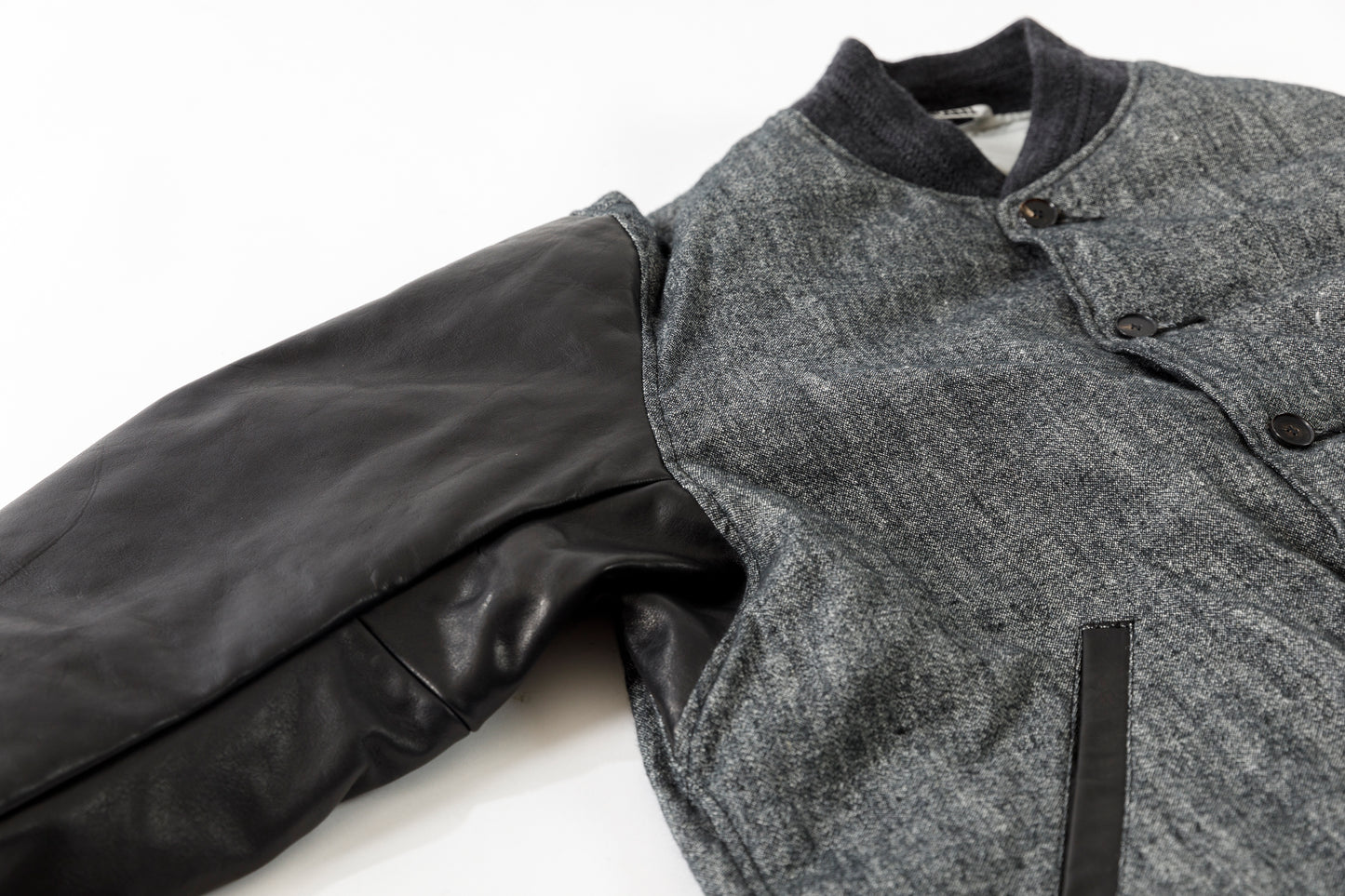 NULABEL / 522-208 DOWN AWARD JACKET - Black