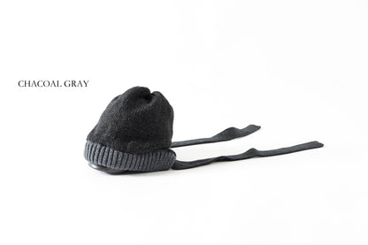 THE FACTORY MADE / BULKY KNIT BONNET - BLACK,CHACOAL GRAY【FM977】