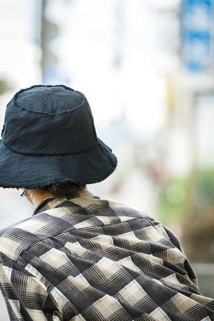 THE FACTORY MADE / SLAB JACUARD HAT - BLACK【FM960】