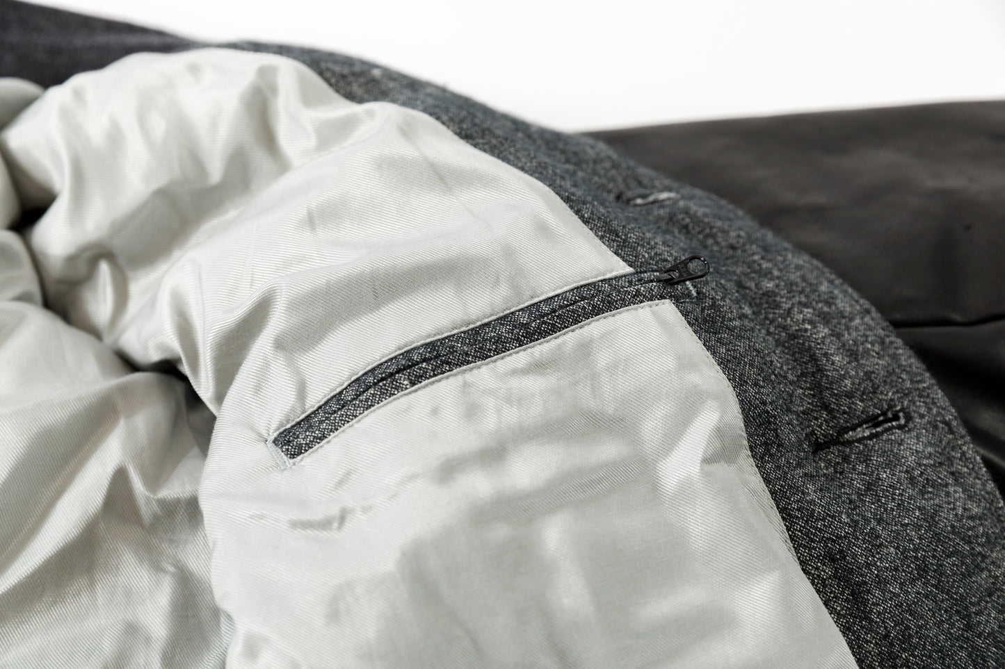 NULABEL / 522-208 DOWN AWARD JACKET - Black