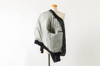 NULABEL / 522-208 DOWN AWARD JACKET - Black