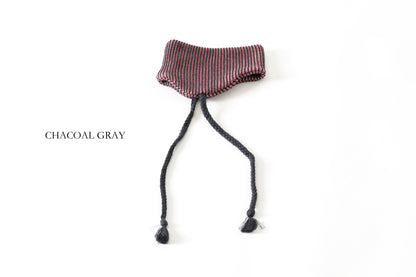 THE FACTORY MADE / EARFLAP KNIT HAIR BAND - BLACK,CHACOAL GRAY【FM966】