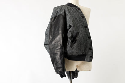 NULABEL / 522-208 DOWN AWARD JACKET - Black