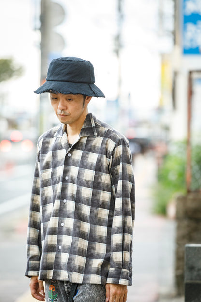 THE FACTORY MADE / SLAB JACUARD HAT - BLACK【FM960】