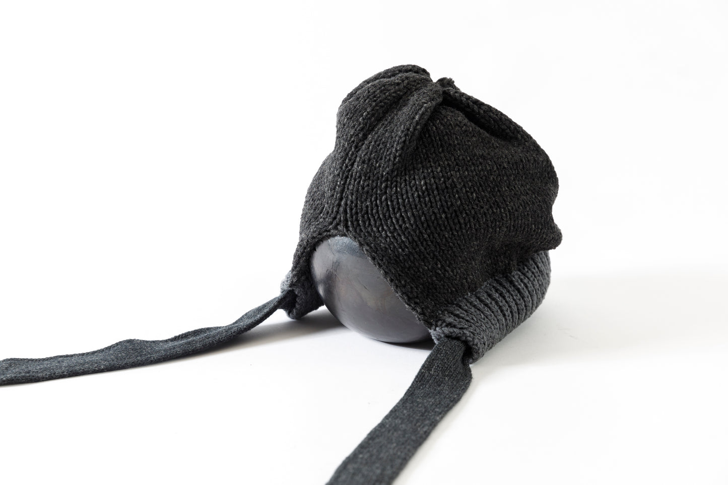 THE FACTORY MADE / BULKY KNIT BONNET - BLACK,CHACOAL GRAY【FM977】