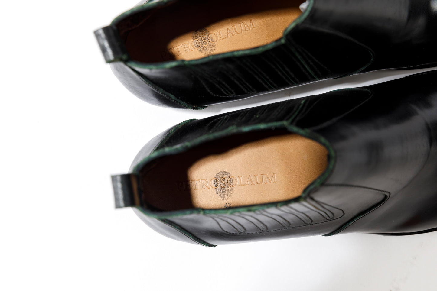 PETROSOLAUM / 81106-PO03 Side gore / Cordvan butt - Green / Black