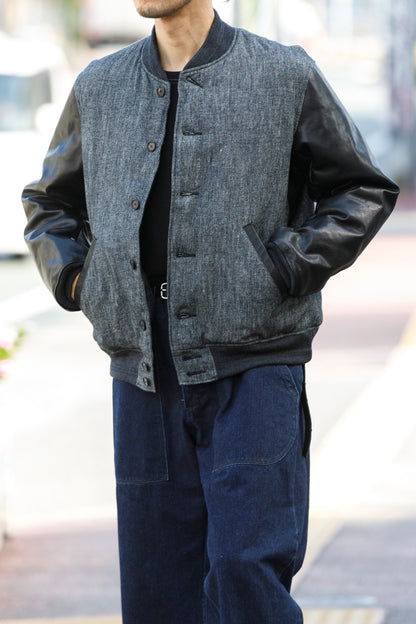 NULABEL / 522-208 DOWN AWARD JACKET - Black