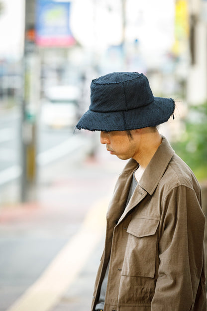 THE FACTORY MADE / SLAB JACUARD HAT - BLACK【FM960】