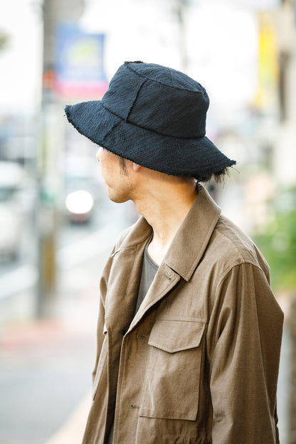 THE FACTORY MADE / SLAB JACUARD HAT - BLACK【FM960】