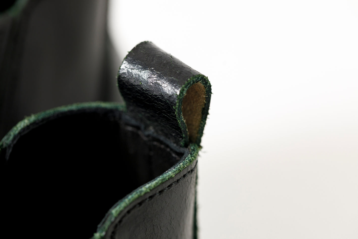 PETROSOLAUM / 81106-PO03 Side gore / Cordvan butt - Green / Black