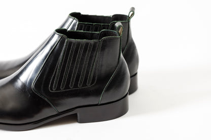 PETROSOLAUM / 81106-PO03 Side gore / Cordvan butt - Green / Black