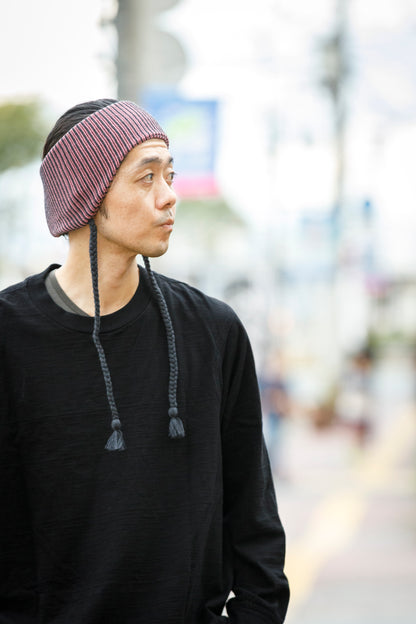 THE FACTORY MADE / EARFLAP KNIT HAIR BAND - BLACK,CHACOAL GRAY【FM966】