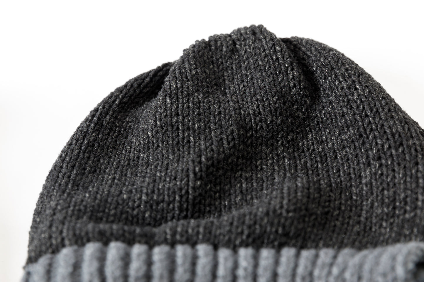 THE FACTORY MADE / BULKY KNIT BONNET - BLACK,CHACOAL GRAY【FM977】