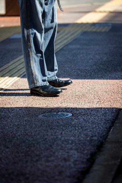 PETROSOLAUM / 81106-PO03 Side gore / Cordvan butt - Green / Black