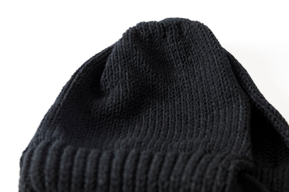 THE FACTORY MADE / BULKY KNIT BONNET - BLACK,CHACOAL GRAY【FM977】