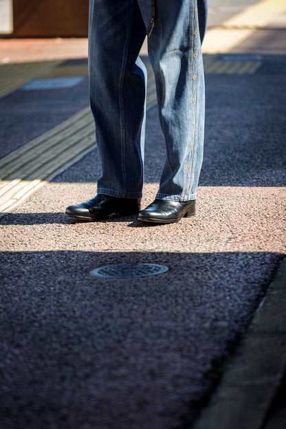 PETROSOLAUM / 81106-PO03 Side gore / Cordvan butt - Green / Black